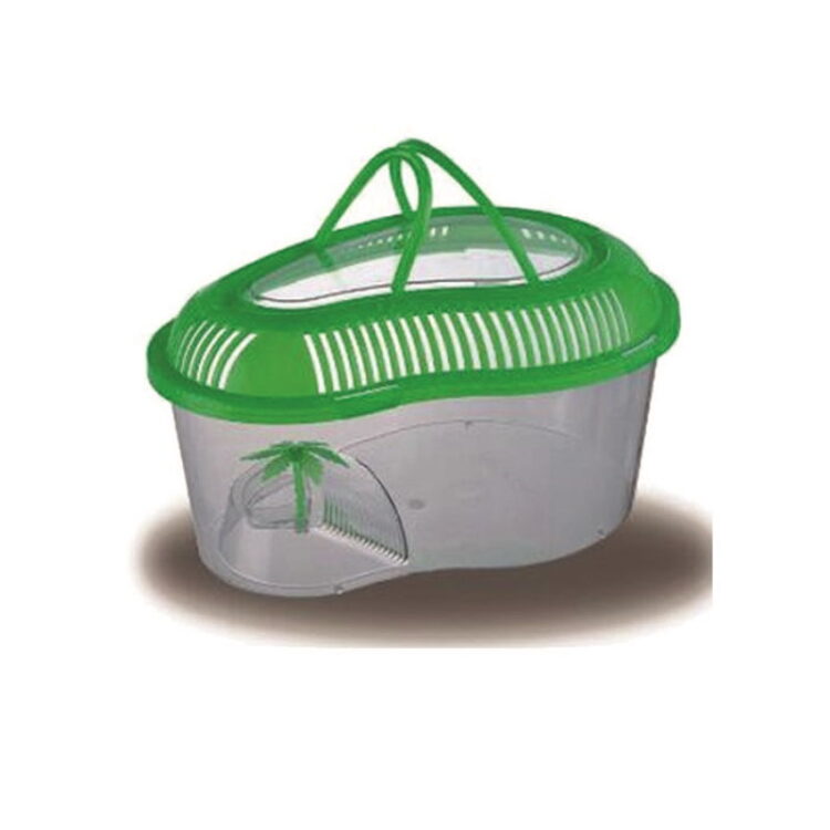 TURTLE PLASTIC BEAN WITH LID 21 X 16 X 13