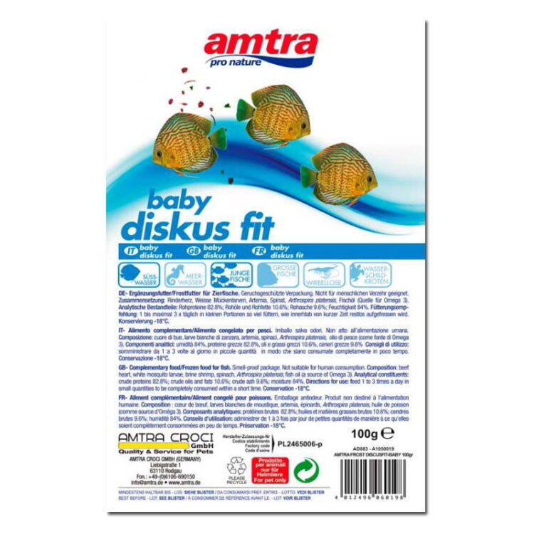 AMTRA FROST BLISTER DISCUS FIT BABY 100GR