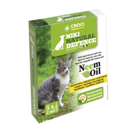 NIKI NATURAL DEFENSE SPOT-ON CAT NEEM 5x2ml