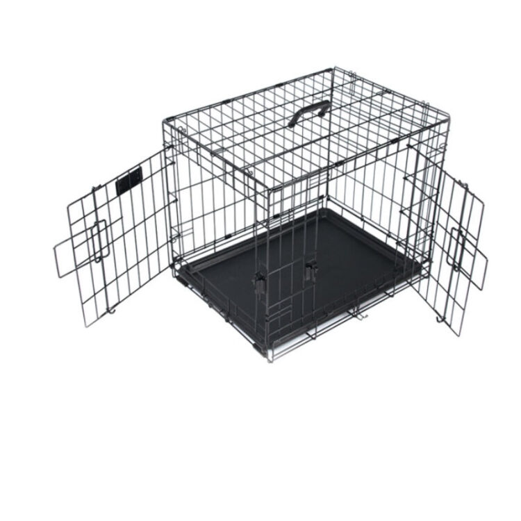 DOG CAGE TWO DOORS PERM. 108.5X7...cm