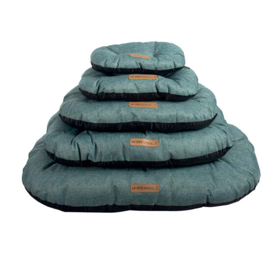 OLERON Oval Cushion Blue - XL - 75 x 52 x 16 cm