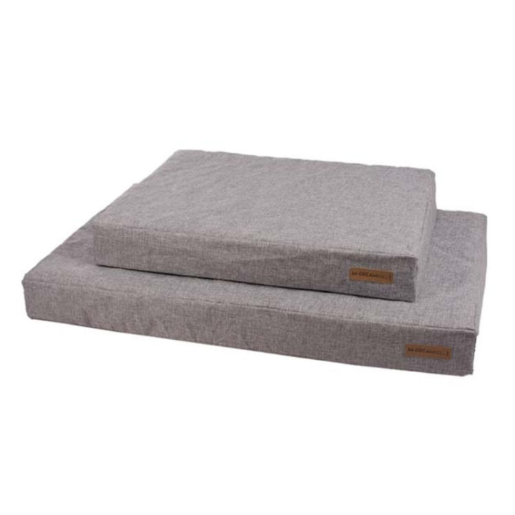 OLERON Mat Cushion Grey - S: 80 x 60 x 12 cm