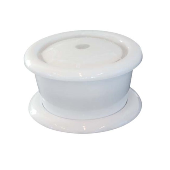 WHITE WATER CONTAINER WITH CIRCULAR AND FILTER FOR CATS 2000 ml