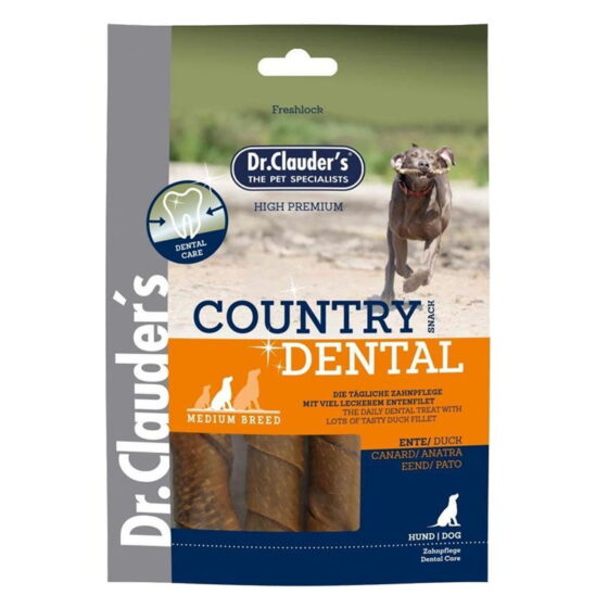 Dr.Cl-Country Dental Snack Duck - med breed 120 g