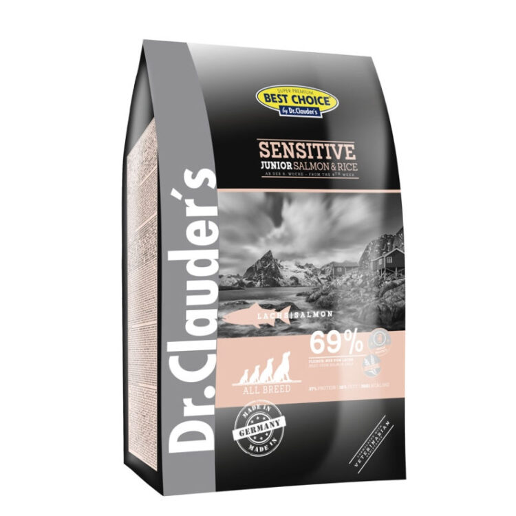 Dr.Cl-BC JUNIOR Salmon & rice ALL BR. 350g