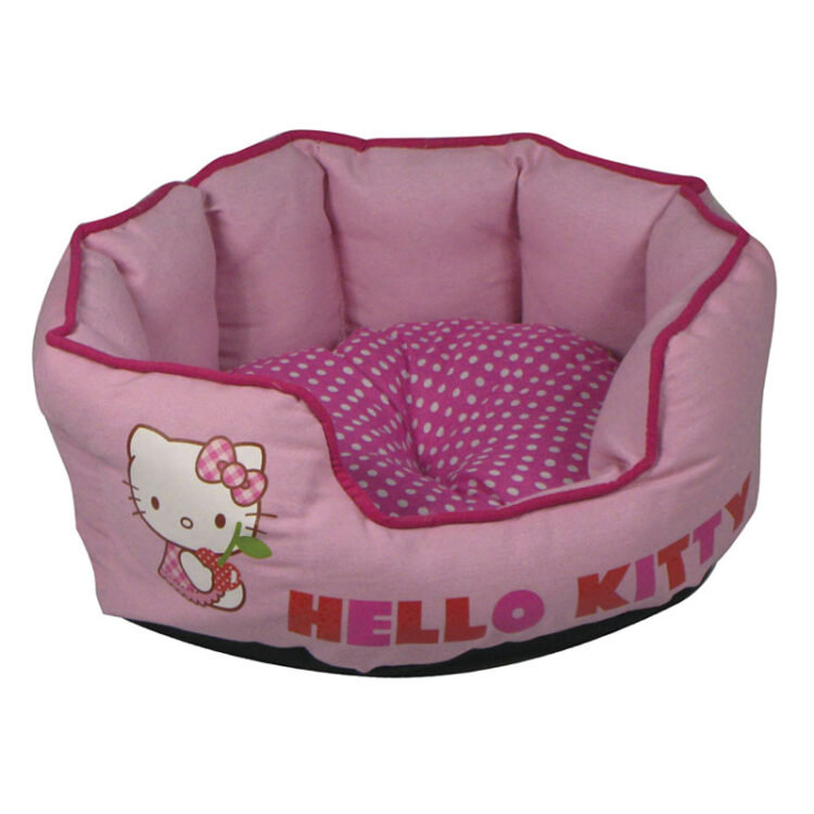 PET BED HELLO KITTY PINK 44 cm.