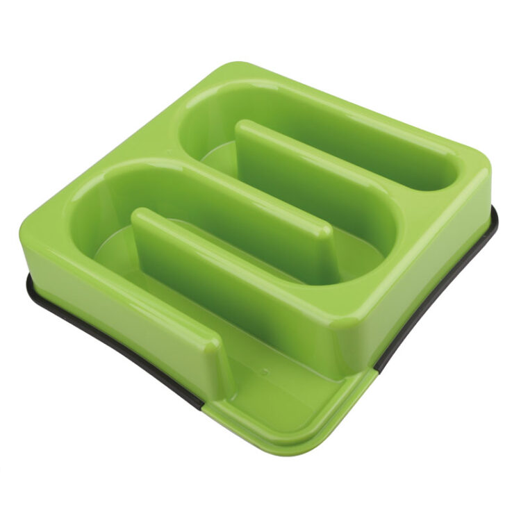 PLASTIC PLATE LABYRINTH SLOW FEED GREEN LIGHT