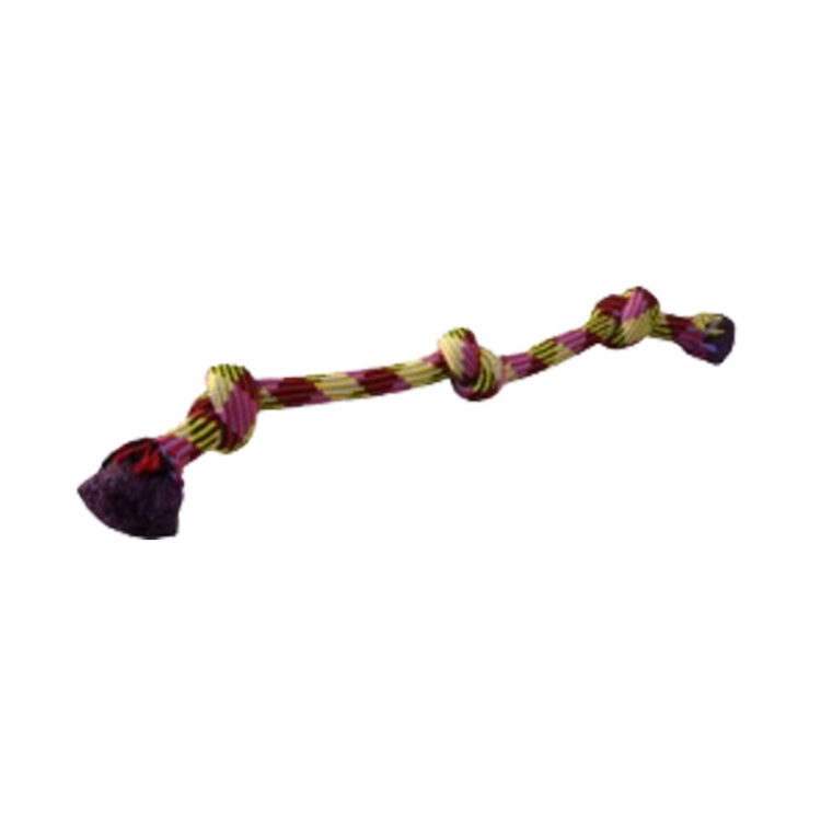 ROPE WITH 3 KNOTS 61 cm, 405-455 g, mixed color