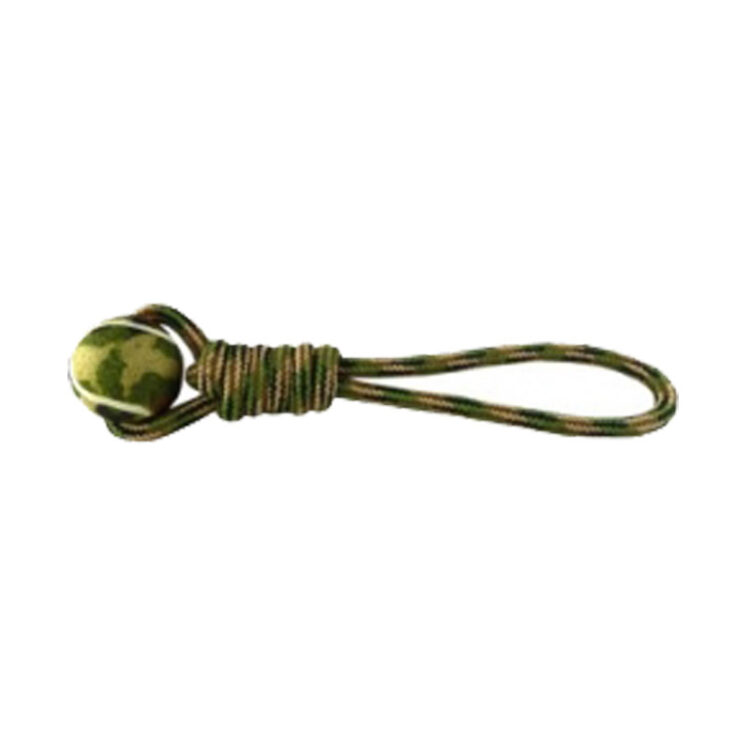 ROPE WITH TENNIS BALL 38 cm, 165-175 g, camouflage