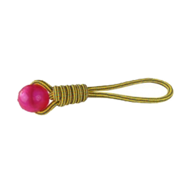 ROPE WITH TPR BALL 36 cm, 150-160 g
